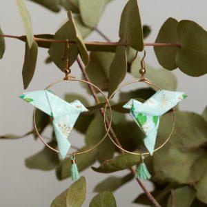 origami-oorbellen-mintgroene-duif