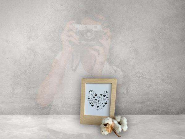 houten fotolijstje 10x15